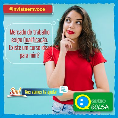 Invista em você!